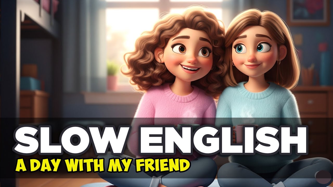 A Day With My Friend | Easy English Daily Story for Beginners | Daily English conversation | Podcast
