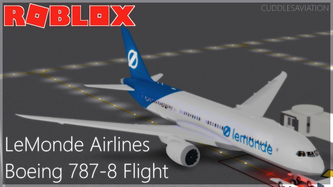 ROBLOX - LeMonde Airlines Boeing 787-8 Flight