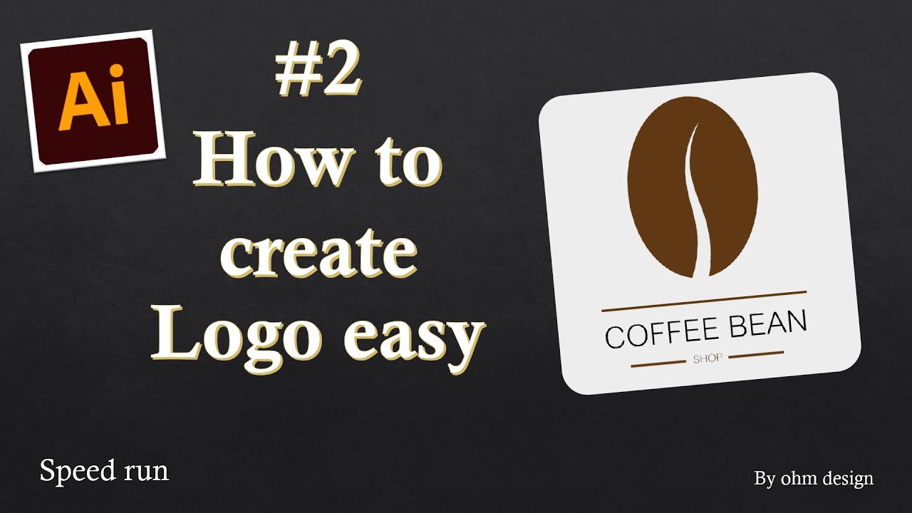 How to create a logo easy   coffee beans shop #2/1 by ohm design