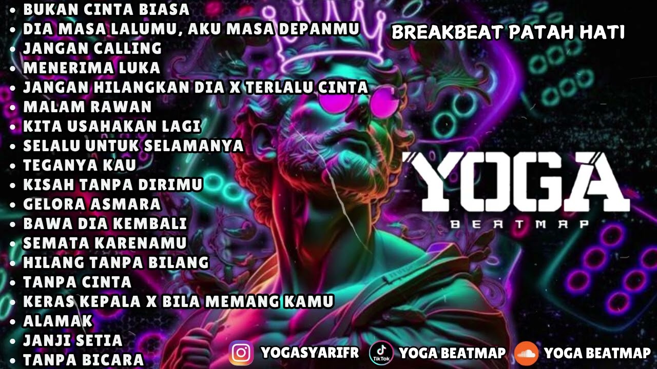 DJ BREAKBEAT INDONESIA MIXTAPE MENERIMA LUKA X TEGANYA KAU | BREAKBEAT PALING PATAH HATI 💔