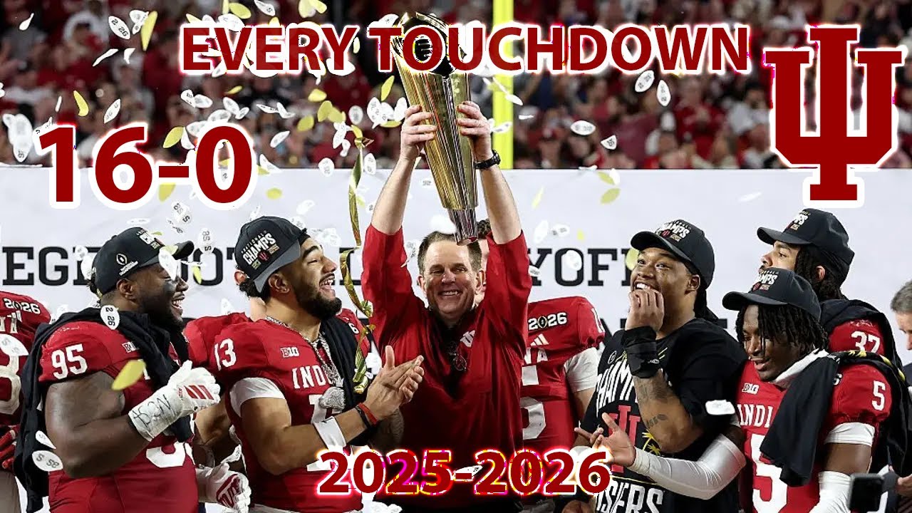 Every Indiana Touchdown From The 2025-2026 College Football Season