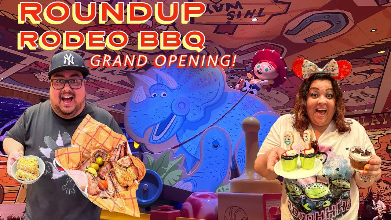 RoundUp Rodeo BBQ At Disney's Hollywood Studios | Grand Opening Day Full Review | Disney World 2023