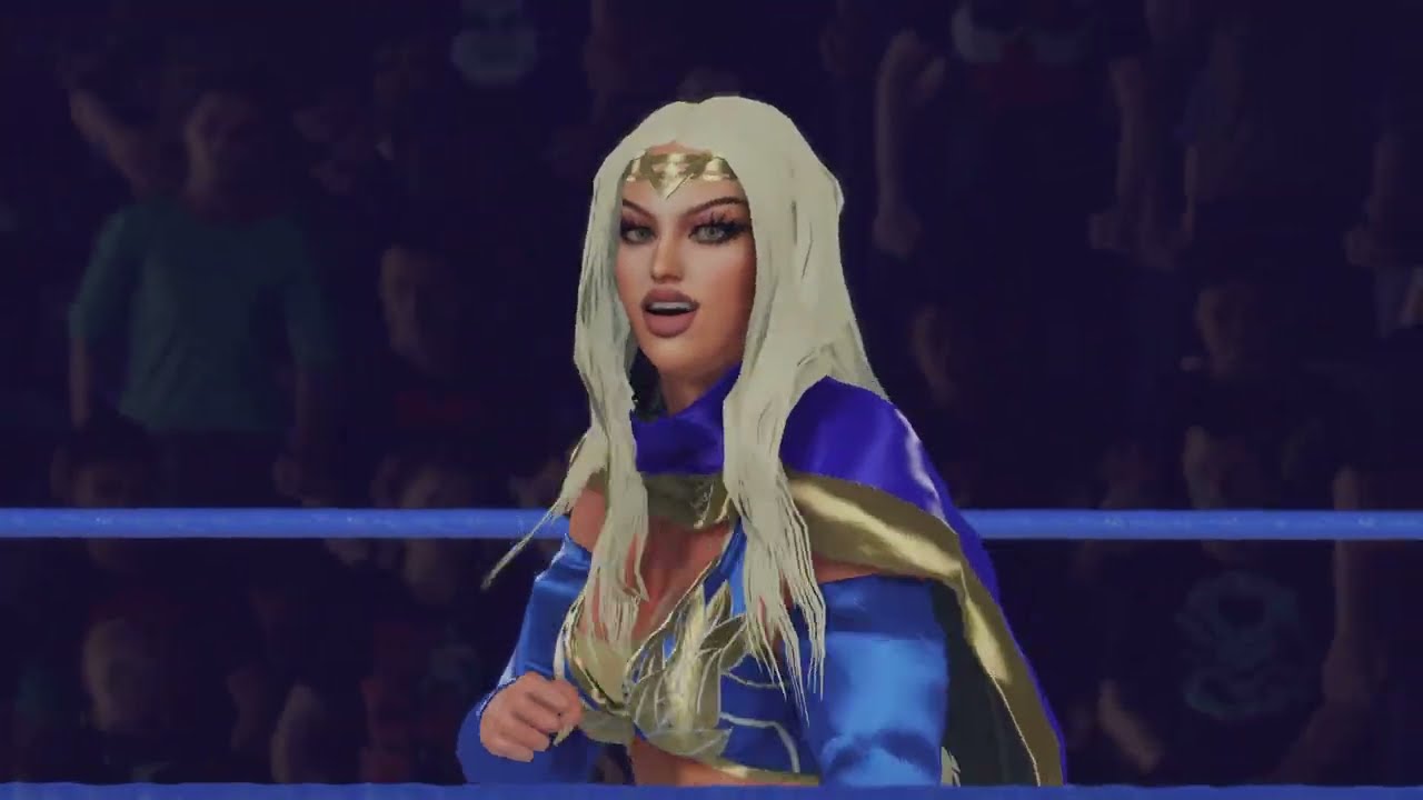 WWE 2K24 Мишель МакКул против Богини