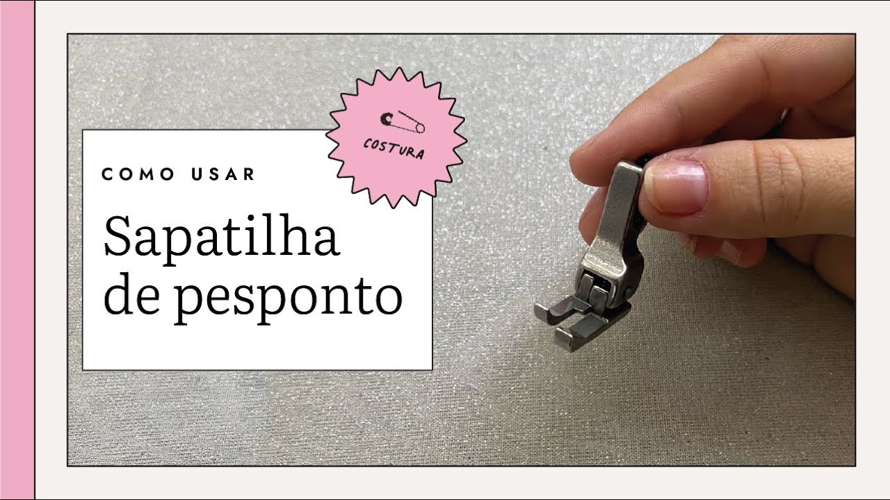 Calcador de pesponto - como usar