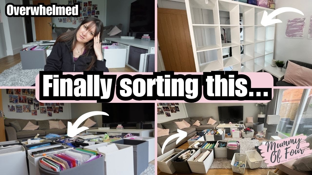 HUGE Declutter & Organise Office Kallax With Me + Tour