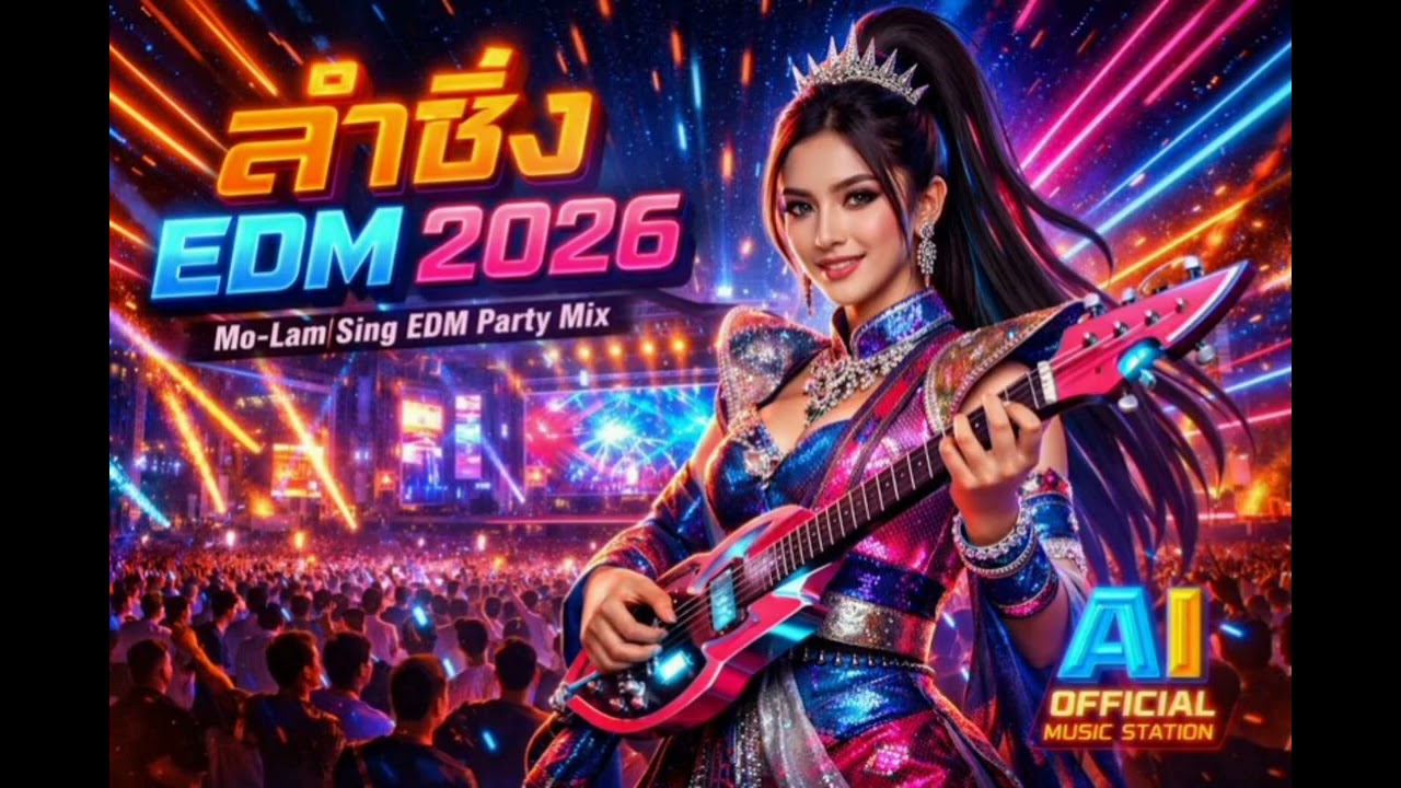 Title:ลำซิ่ง EDM 2026 (Mo-Lam Sing Party) - [Extreme Dance Mix] | AI Official Music Station