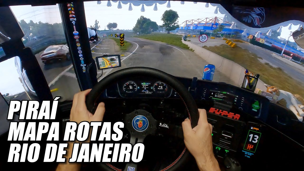 ETS2 COCKPIT REALISTA - Saindo da Cervejaria Ambev Carregado | Tr&ecirc;s Monitores
