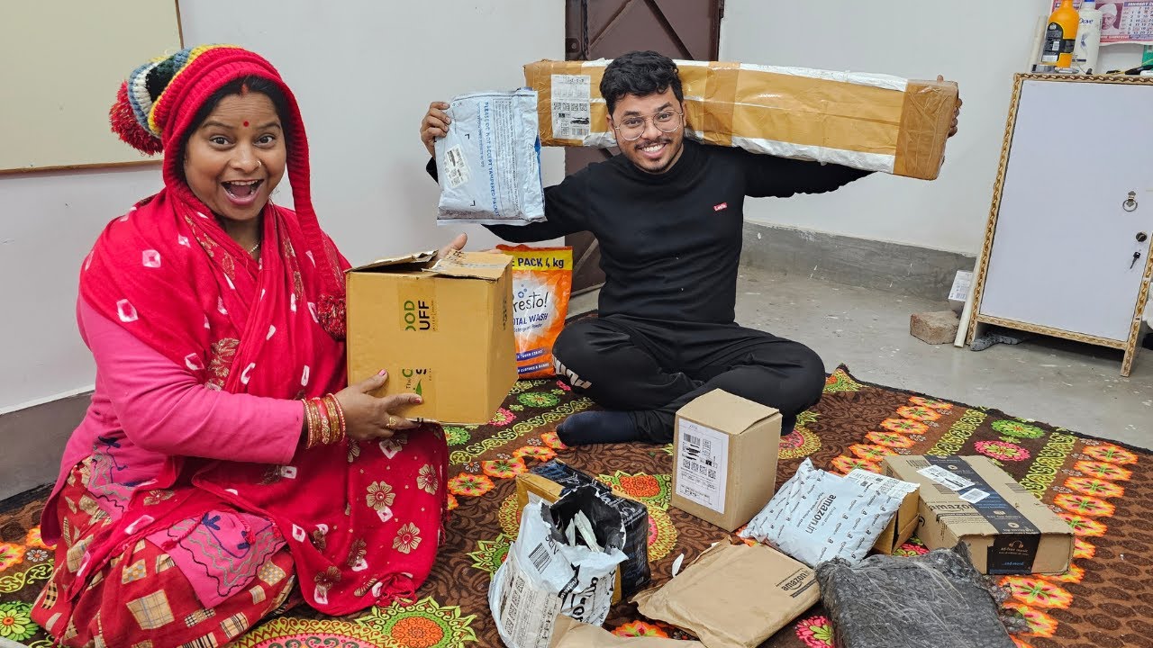 मम्मी के लिए मंगवाए हैं खूब सारे गिफ्ट 🎁आज मम्मी करेंगी सारे GIFTS की UNBOXING😍