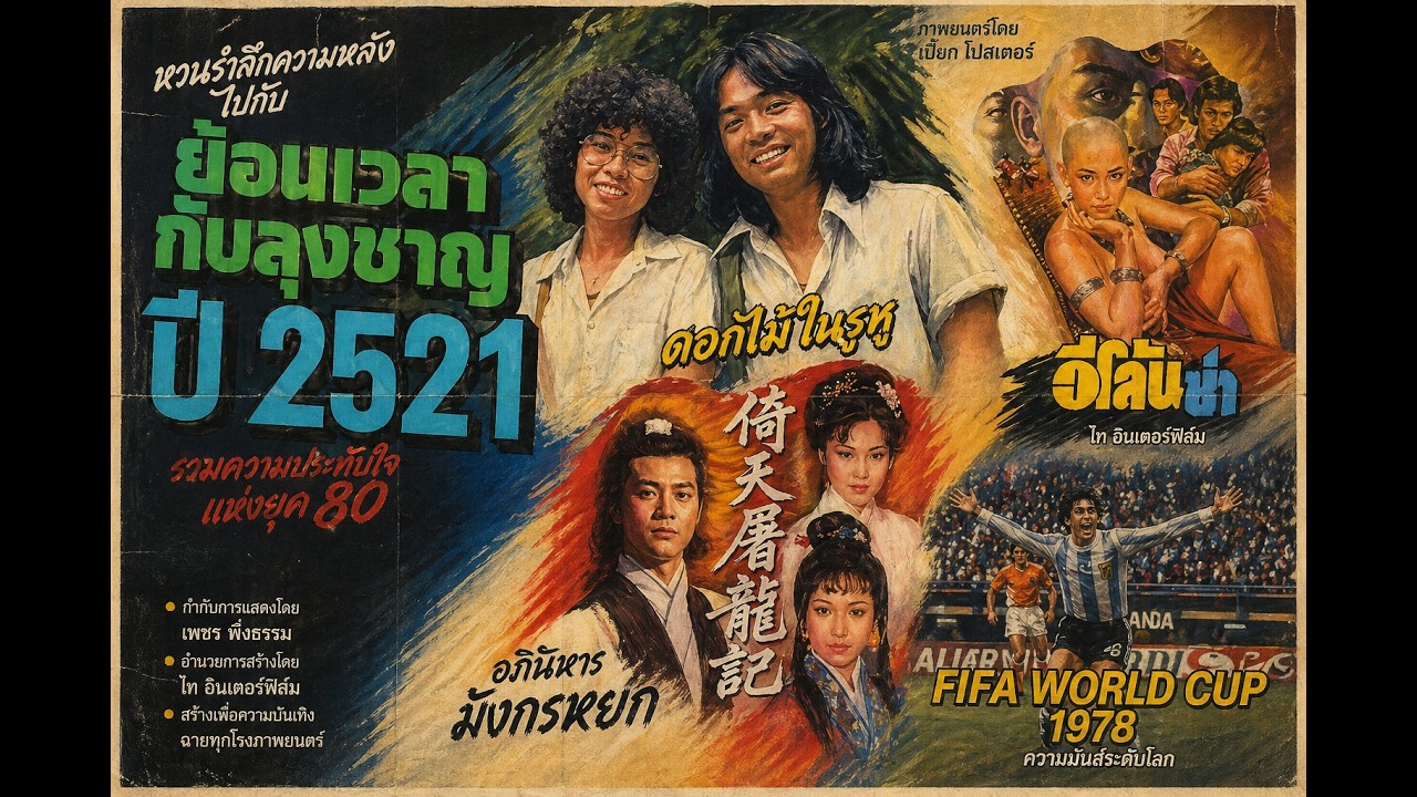 ย้อนเวลากับลุงชาญ ปี 2521 ไฟฟ้าดับทั่วประเทศ เด็กหลอดแก้วคนแรกของโลก และ อาเจนติน่าได้แชมป์ฟุตบอลโลก