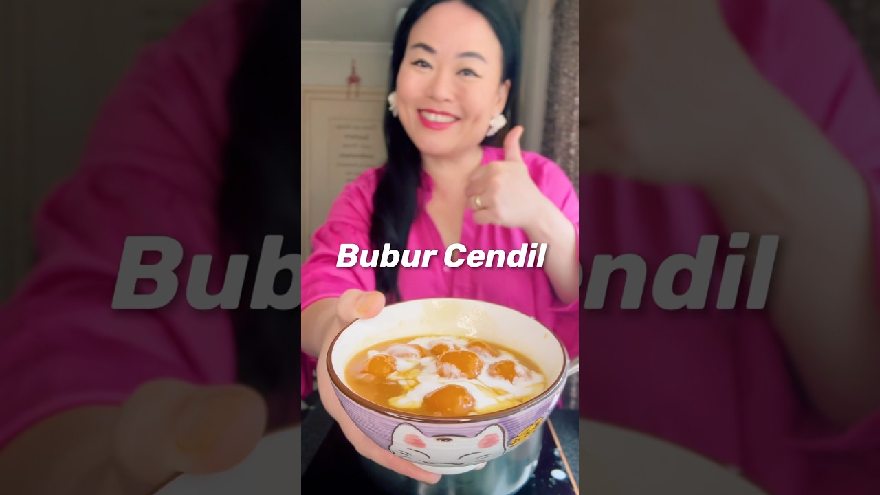 Cendil Porridge &ndash; Sweet Indonesian Dessert 🌸 #shorts