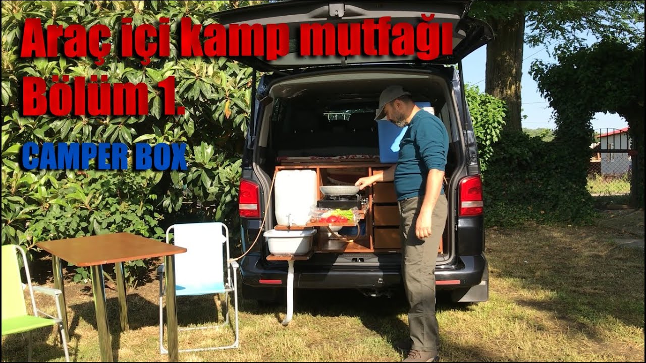 Vw Ara&ccedil; İ&ccedil;i Kamp Mutfağı (Camper Box)