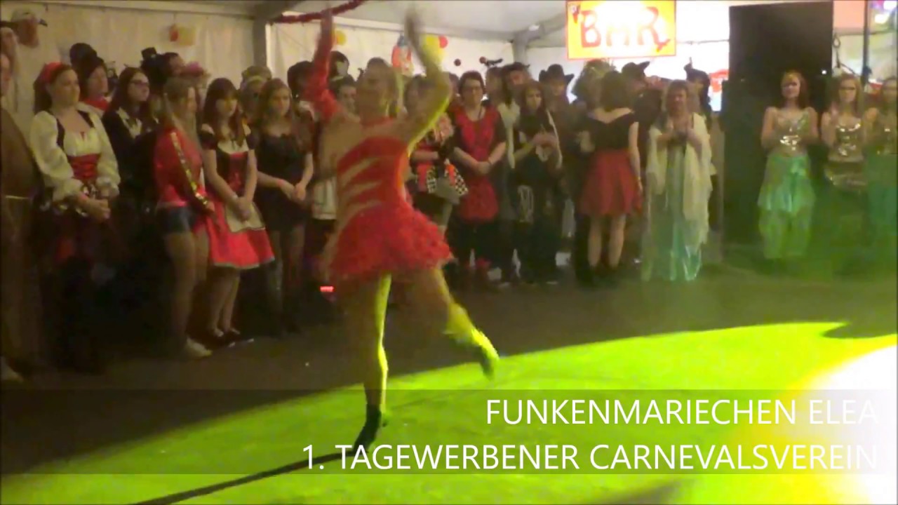 Funkenmariechen Elea vom 1. TCV 2018