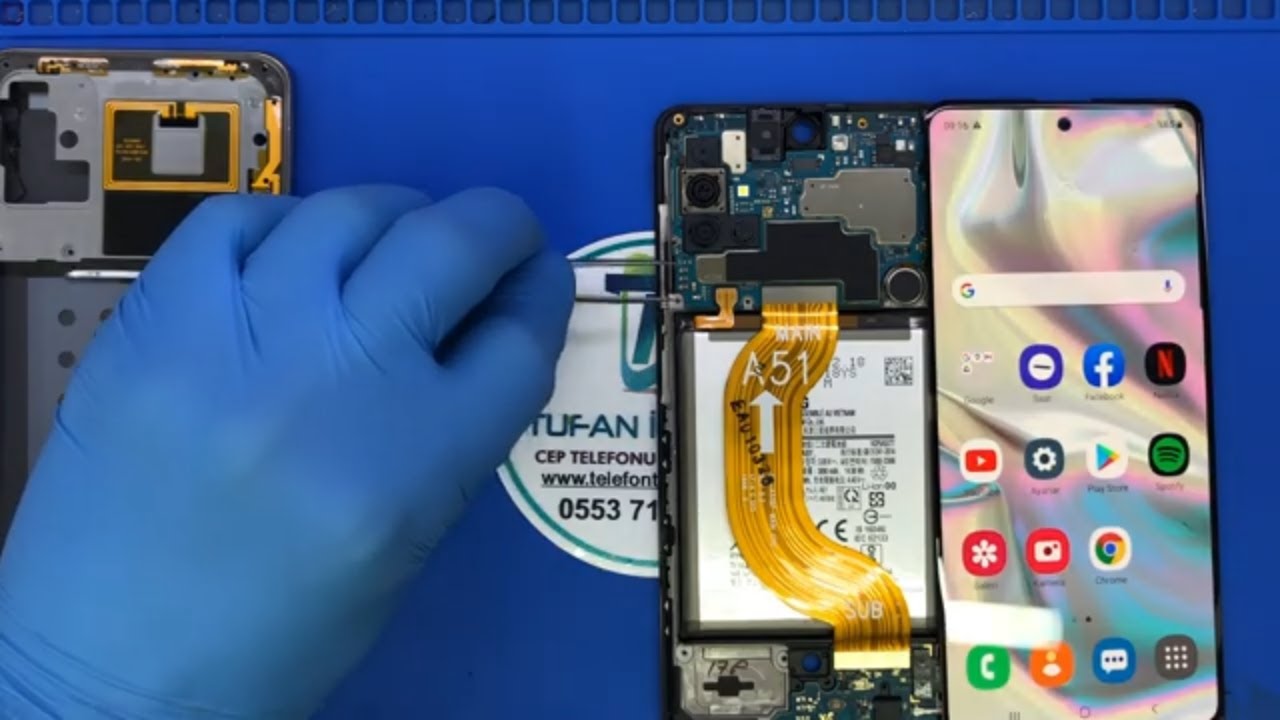 Замена стекла Samsung Galaxy A51 - 250 TL