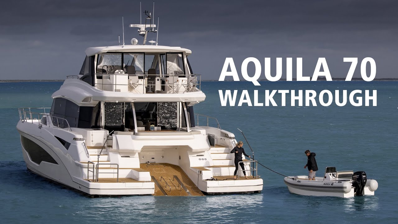 Совершенно новый Aquila 70 | Полное подробное пошаговое руководство | Моторный катамаран
