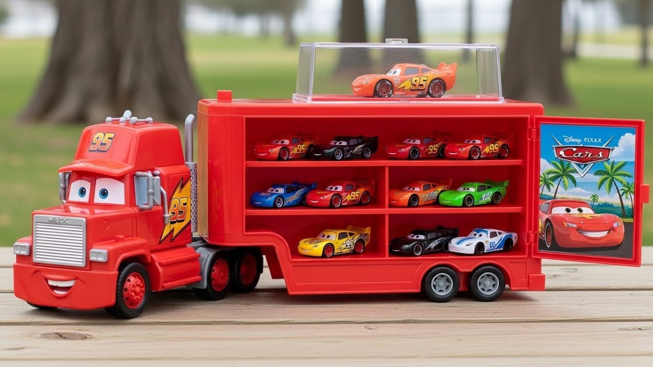 Disney Pixar Cars Unboxing Review l Lightning McQueen Bubble RC Car Racing | Monster Truck ASMR