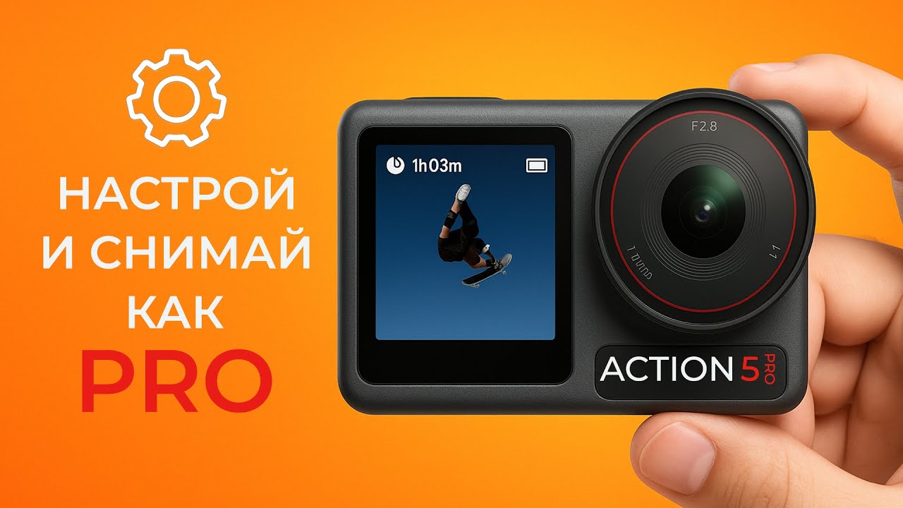 Идеальные настройки DJI Action 5 Pro (не делай ошибок!)