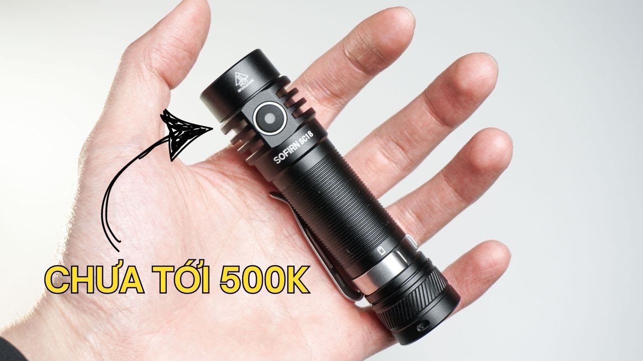 Review cây đèn pin quốc dân: SOFIRN SC18 (1800 Lumens, sạc Type-C)