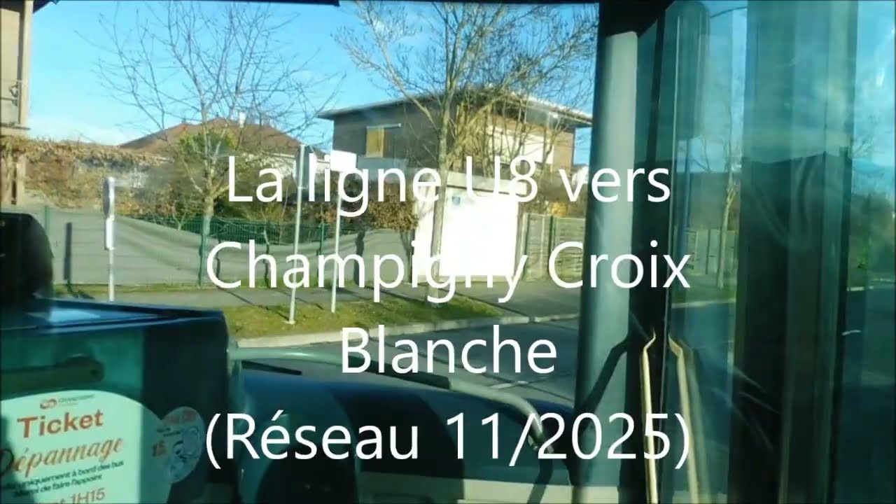 GRM La ligne U8 (Bétheny La Couturelle vers Champigny Croix Blanche)