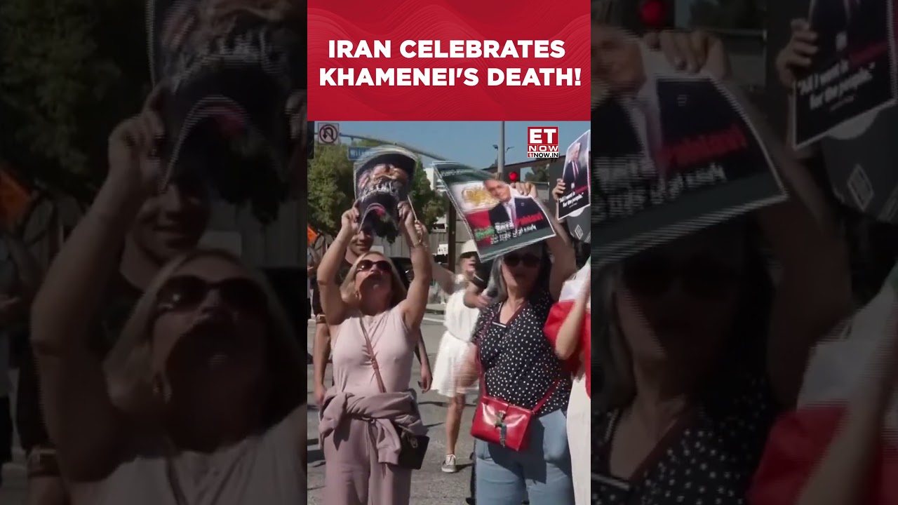Iran Celebrates Khamenei's Death After Israel's US Attack On Tehran | Breaking News #shorts