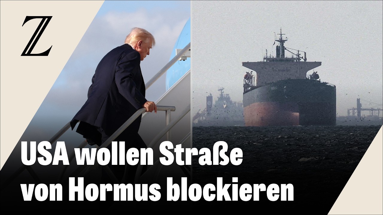 Trump k&uuml;ndigt Blockade der Stra&szlig;e von Hormus an