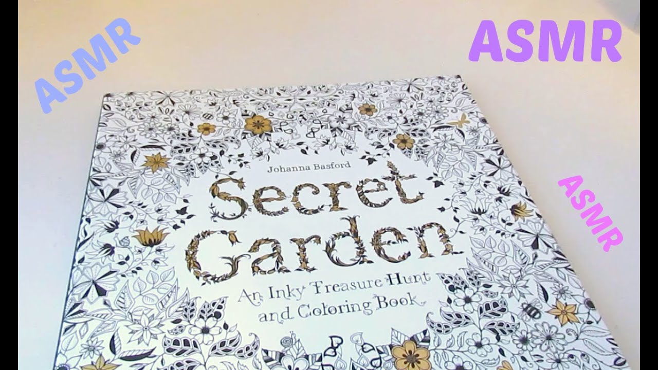 ASMR - Whisper coloring book show and tell (Paper and pen sounds)