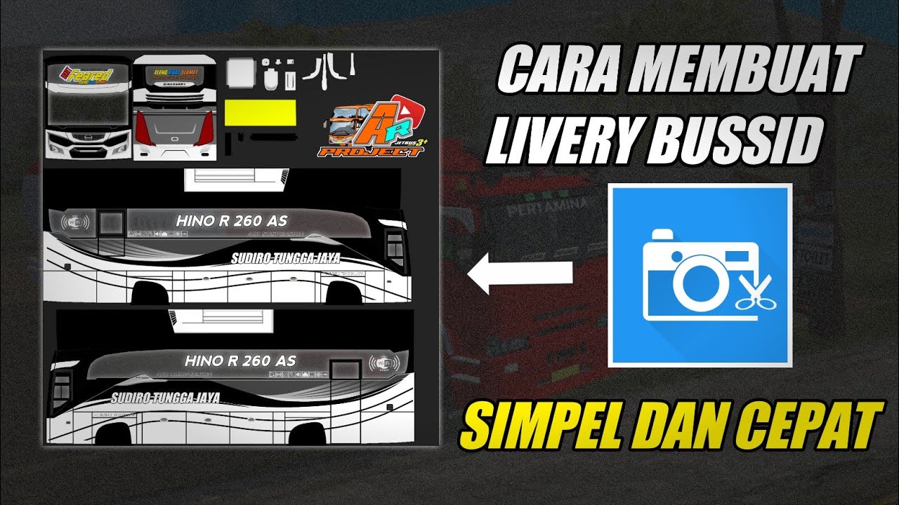 TUTORIAL!!! | CARA MEMBUAT LIVERY BUSSID INSTAN