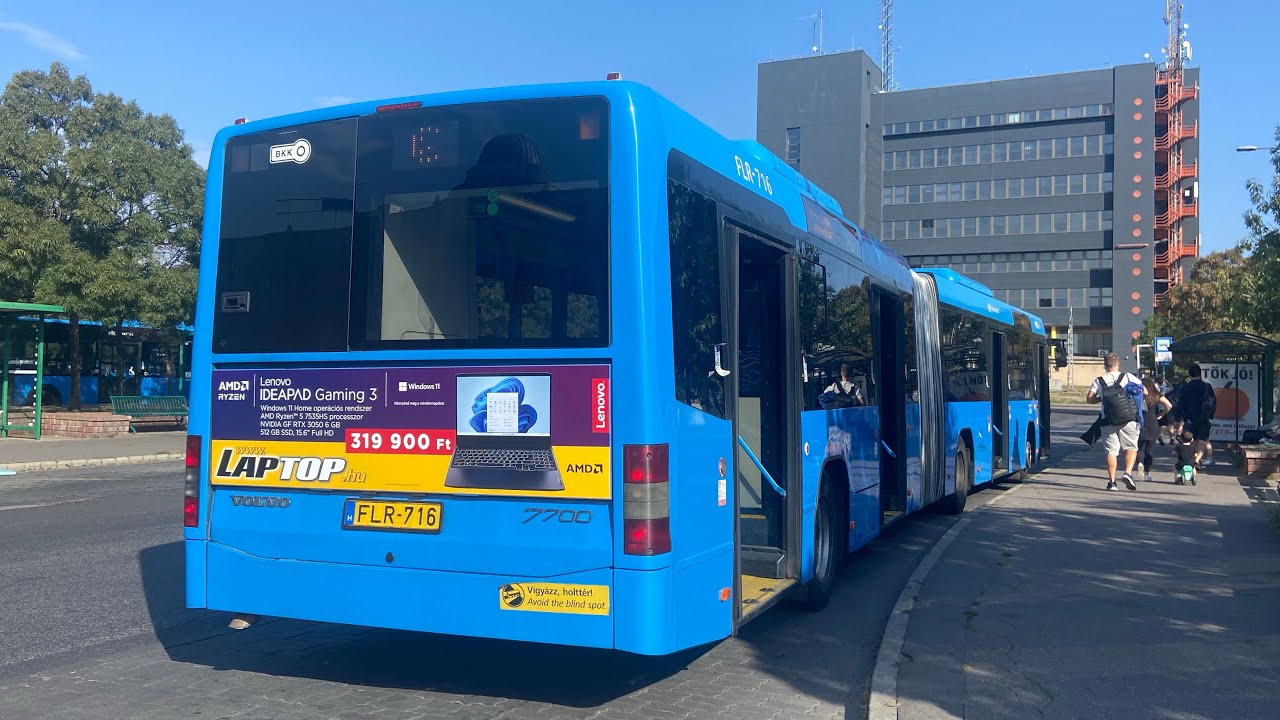 [BKK Budapest] Volvo 7700A #FLR-716 🎵 /161E kier. Örs vezér tere\