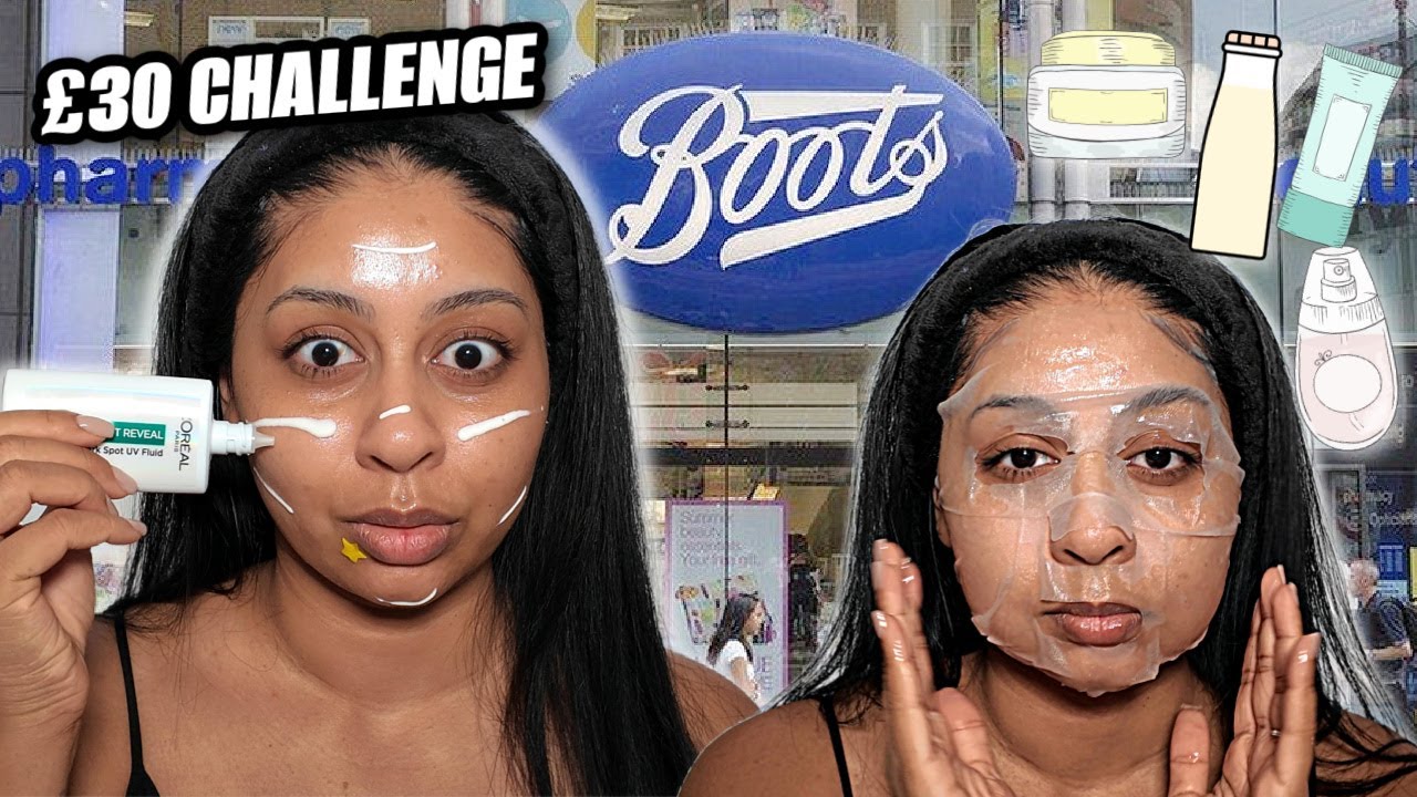 SHOP WITH ME AT BOOTS FOR AFFORDABLE SKINCARE! £30 BUDGET