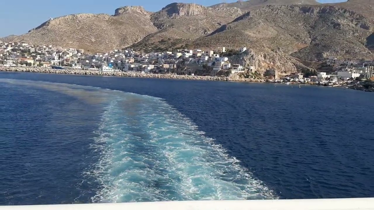 The Ferry from Pothia,Kalymnos to Mastihari, Kos. Greece. 19/6/2022.