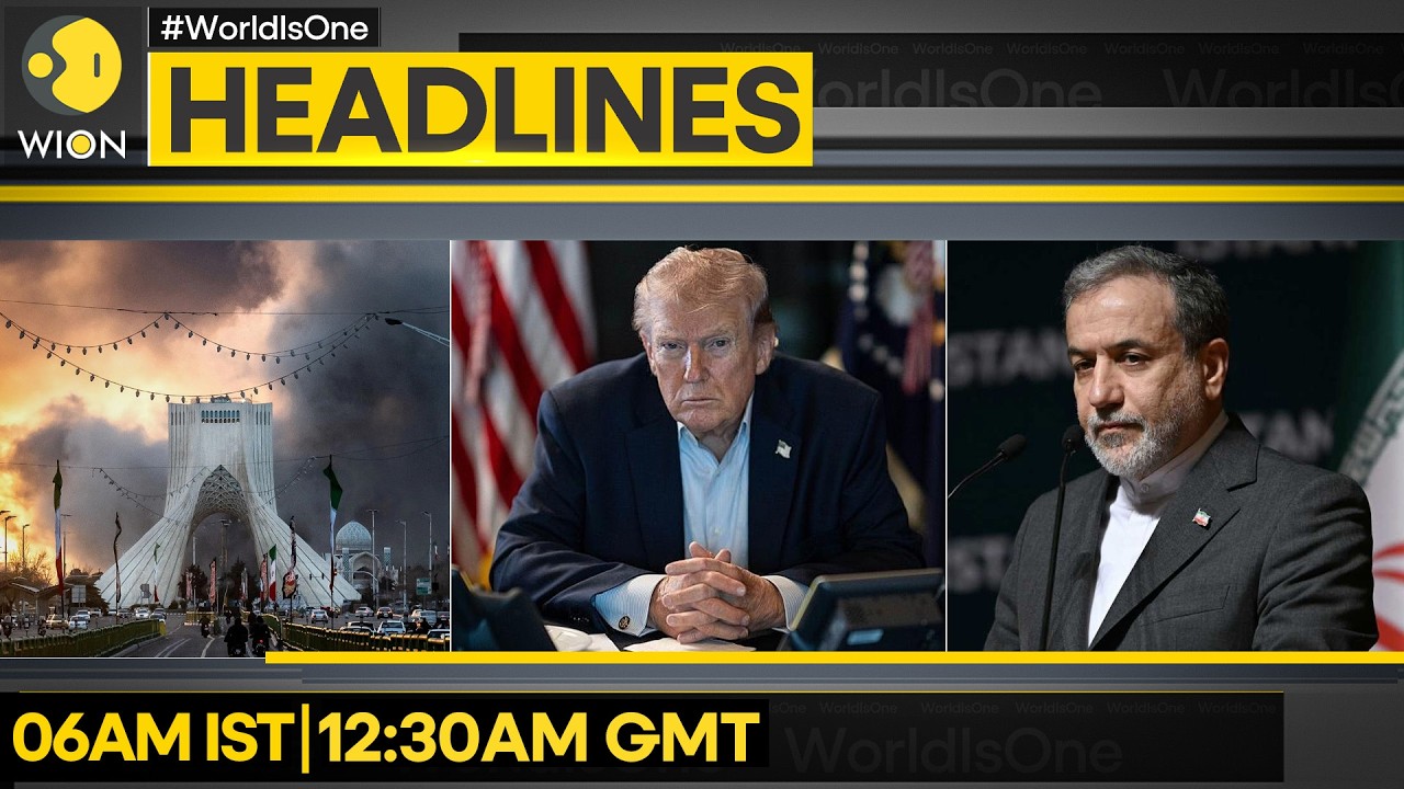 Iran FM: Tehran Not Asking For Ceasefire | Iran's Azadi Stadium Hit | WION Headlines