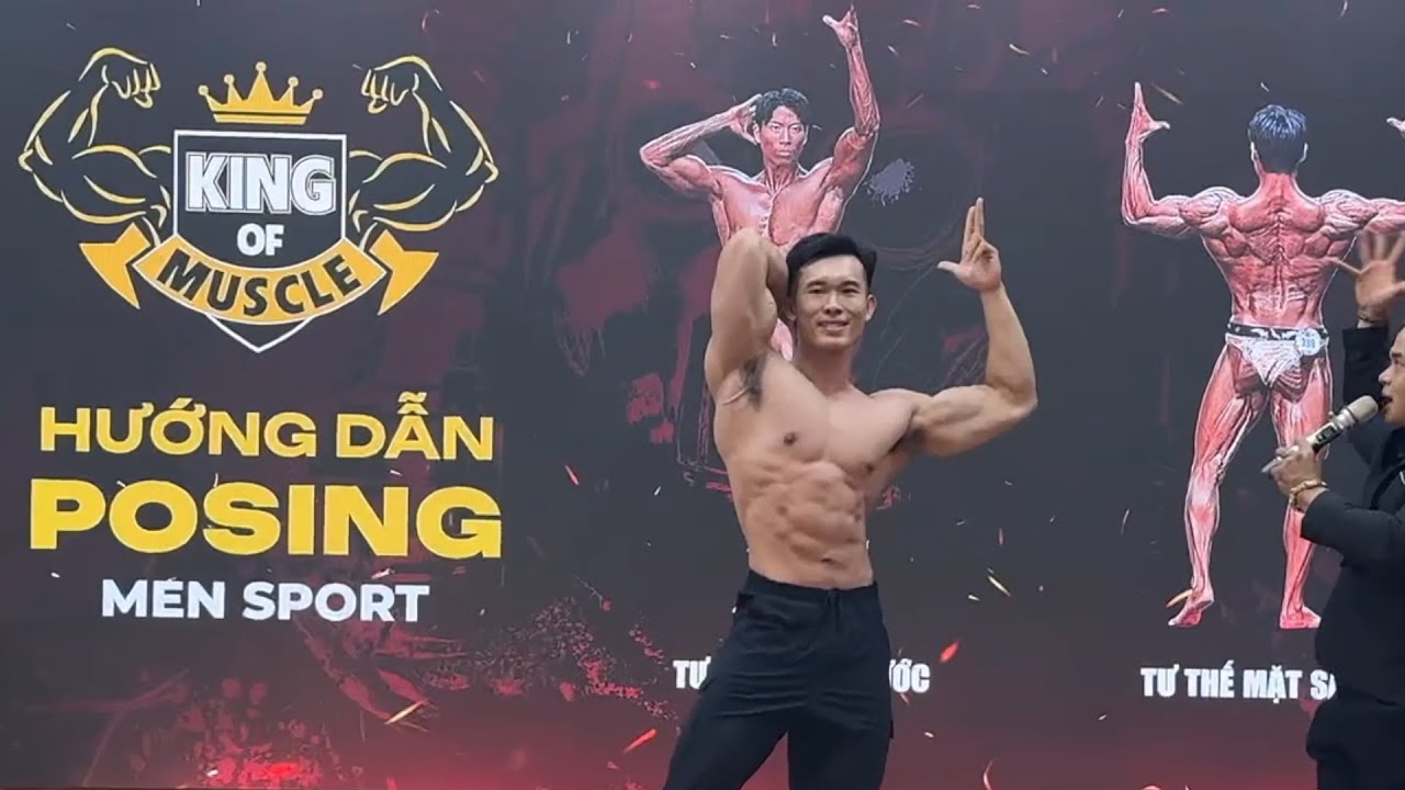 Hướng Dẫn Posing Men Sport Tại Workshop Giải Đấu Thể Hình King Of Muscle