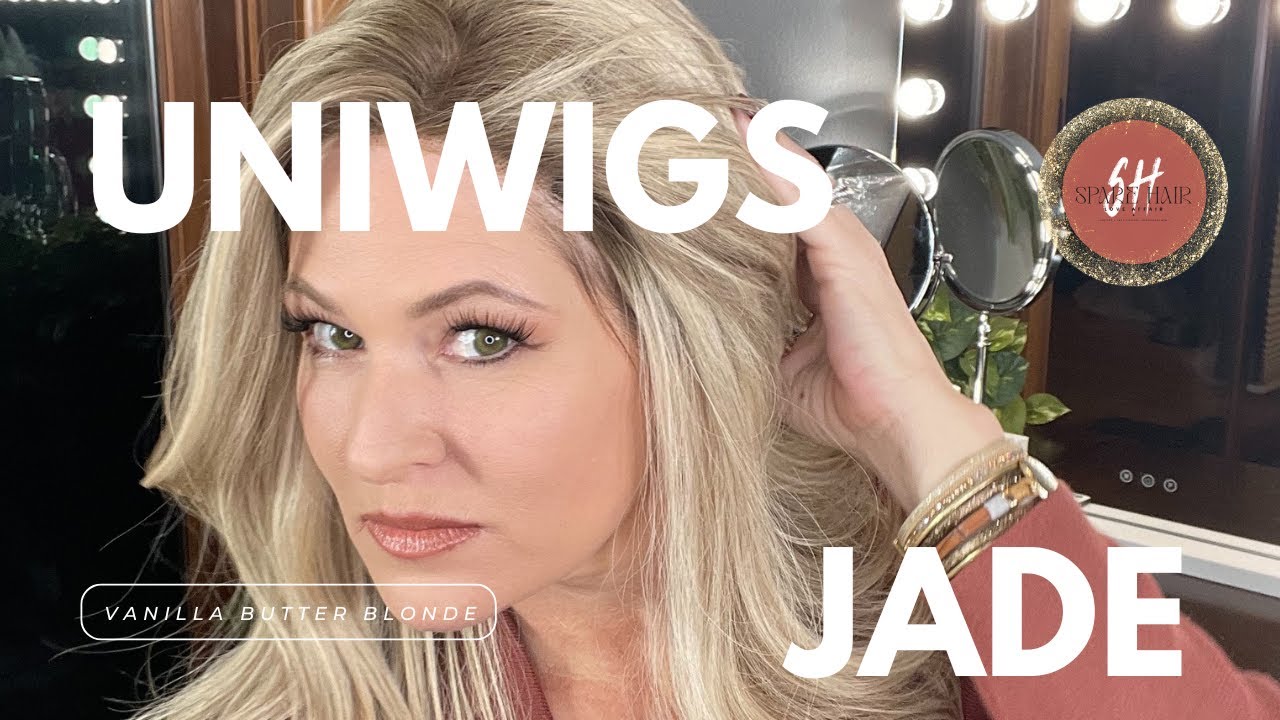 UniWigs Jade Human Hair Wig Now Available in Vanilla Butter Blonde! @uniwigsdesignerwigs #uniwigs