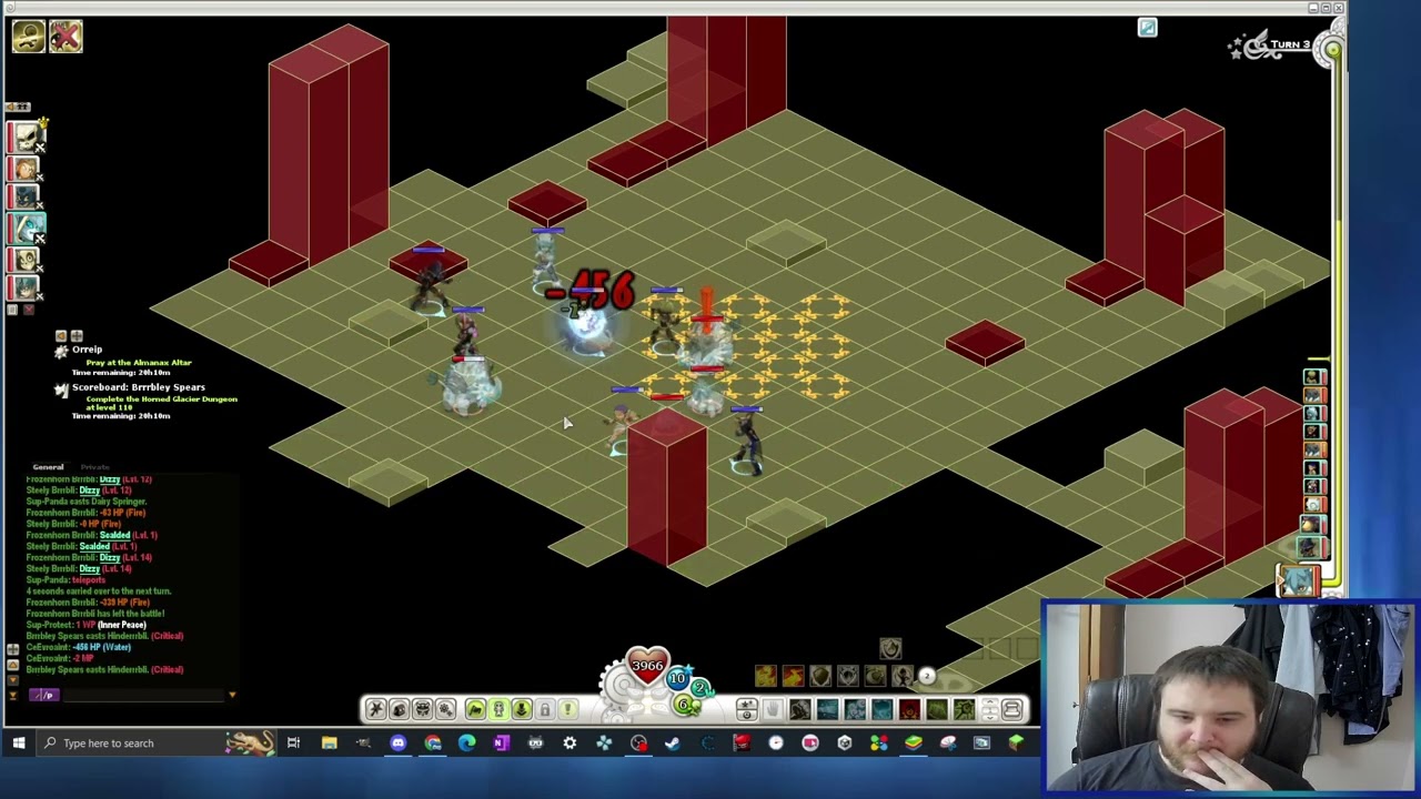 Guide for Clearing Horned Glacier Temple Dungeon AB lvl 80, S1(Post new horizon 2022) Wakfu in 2022