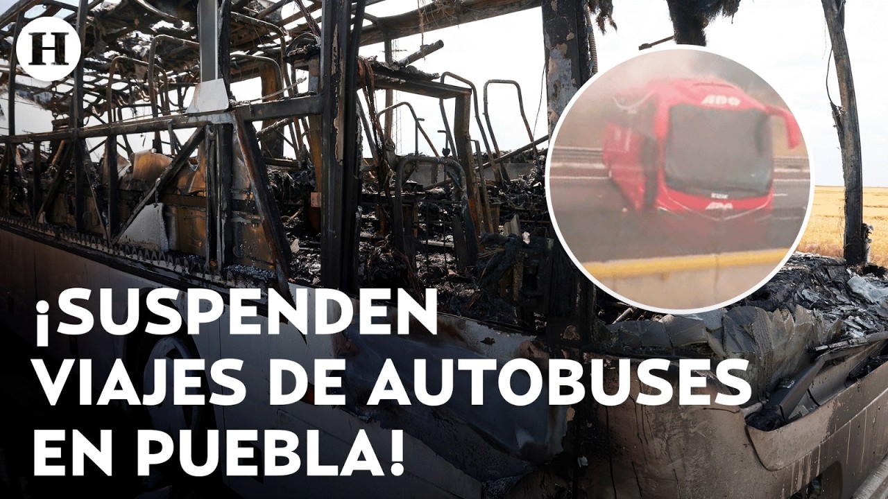 ¡Vehículos quemados en la México-Puebla! Esto se sabe de los hechos violentos de este domingo