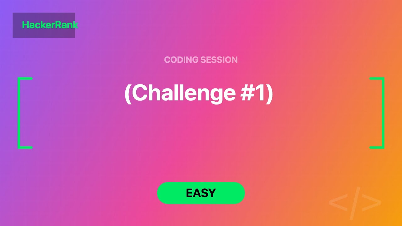 Solving a HackerRank Problem — Live Coding (Challenge #1)