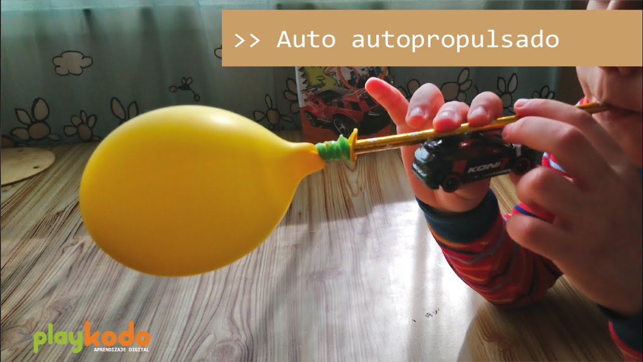 AUTO AUTOPROPULSADO - ACTIVIDAD STEM - STEAM - APRENDER JUGANDO - EXPERIMENTOS NIÑOS