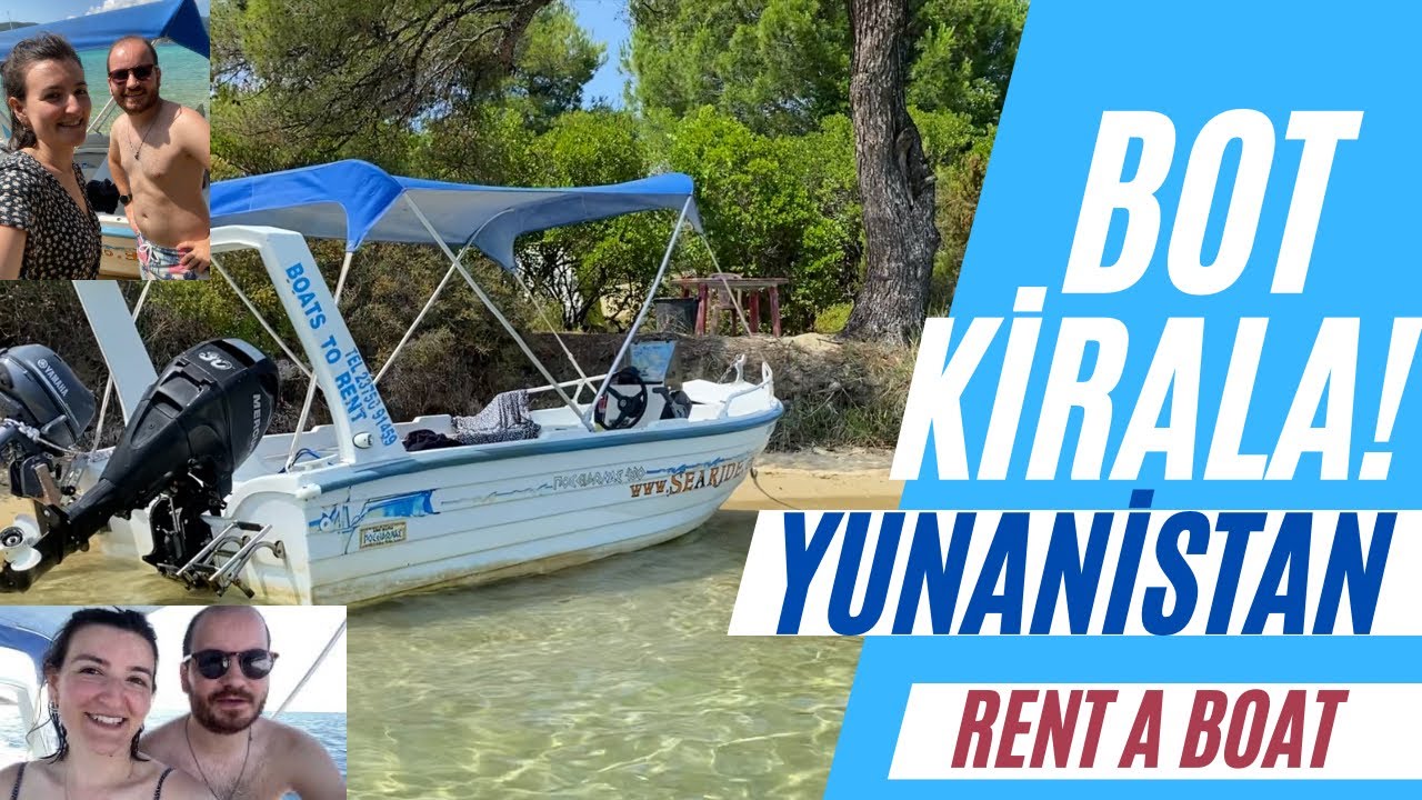 YUNANİSTAN DA BOT KİRALADIK | TEKNE İLE BİR GÜN VOURVOUROU | 30 HP MERCURY | TEKNE KİRALA |HALKİDİKİ
