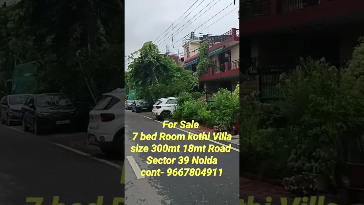 For Sale 300mt kothi Sector 39 Noida