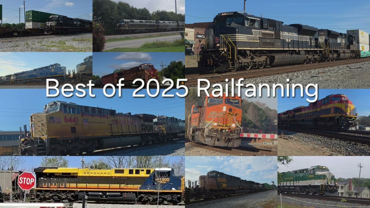 Best of Railfanning in 2025 Compilation