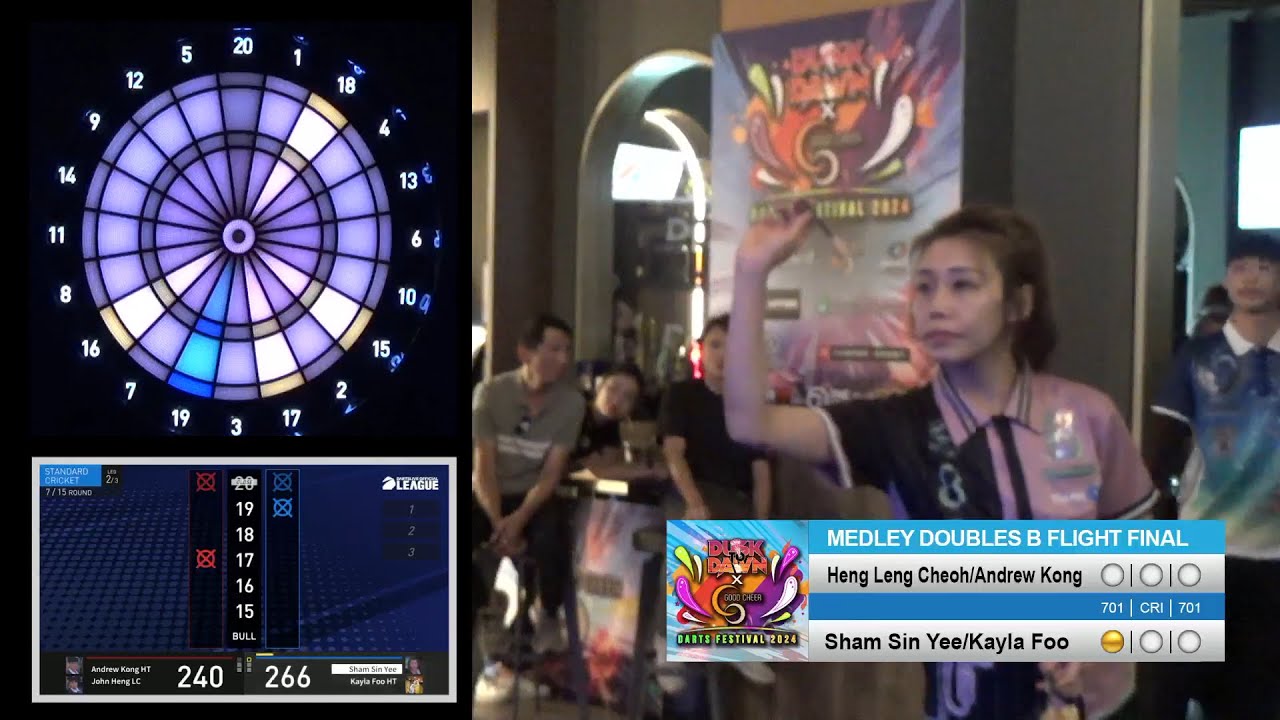 Dusk To Dawn x Good Cheer Darts Festival 2024 - Medley Doubles B Flight Final
