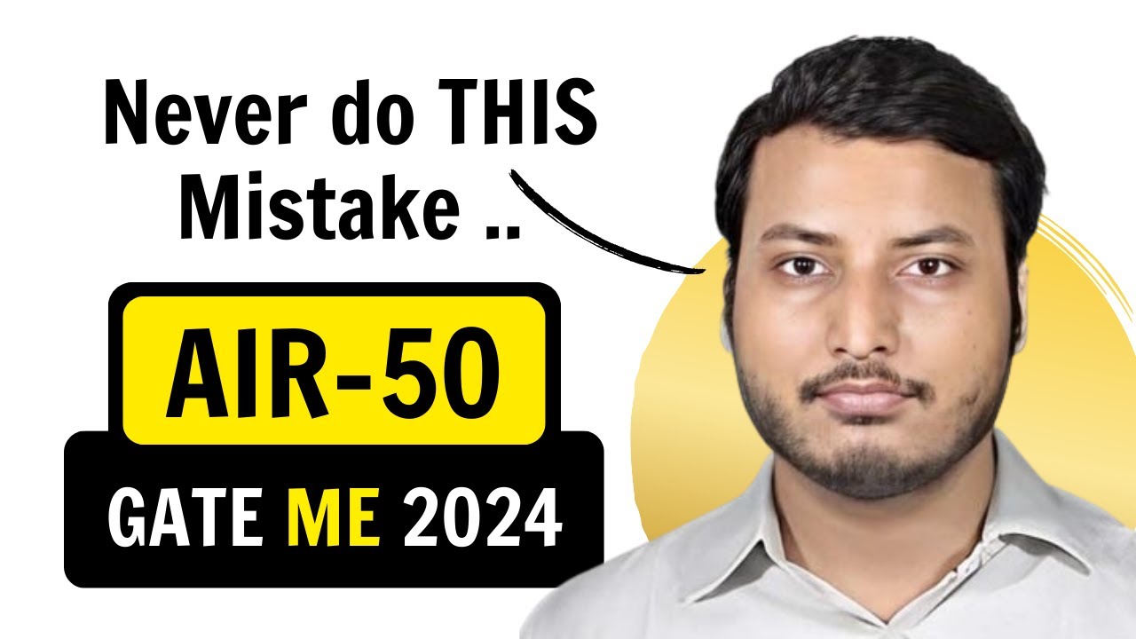 GATE Mechanical Topper shares Mistakes to avoid - Strategy & Tips | Exergic Video Course student