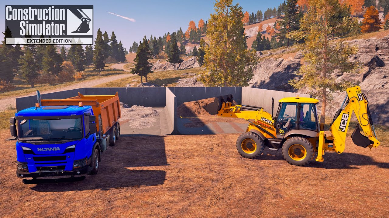 Limpei 2 silos trincheiras para um fazendeiro | Construction Simulator 22  #15