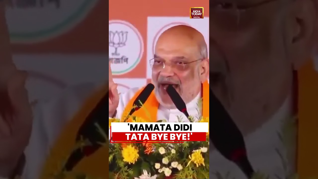 Amit Shah&rsquo;s &ldquo;Didi Tata Bye Bye&rdquo; Remark During Campaign Goes Viral #viral #bengal #electionresults