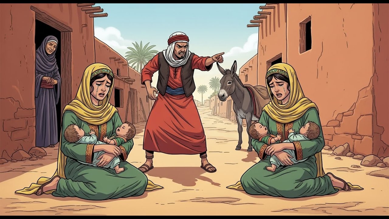 #قصة زوجة طردها زوجها لأنها أنجبت توأما بنات عمياء