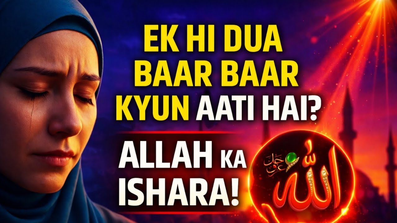 जब एक ही दुआ बार बार जुबान पर आती है What Allah Says When Same Dua Repeats on Tongue