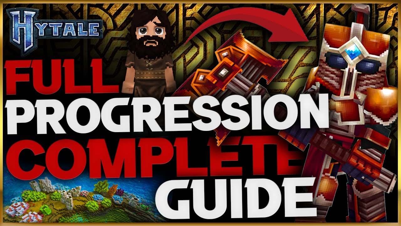 Hytale: Full Progression Guide (From Stone to Adamantite Tools, Weapons, and Armor)