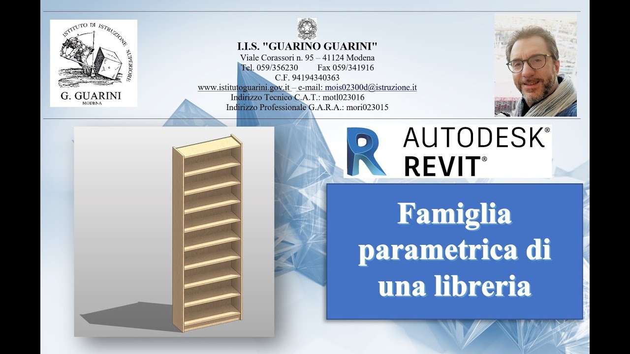 REVIT - Famiglia parametrica: Libreria Billy