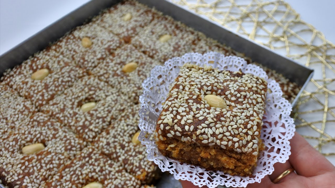جديد معسلات رمضان /حلوة السنيوة معسلة بالبيمو والكاوكاو وجلجلان بدون فرينة قنبلة فالبنة سيها وادعيلي