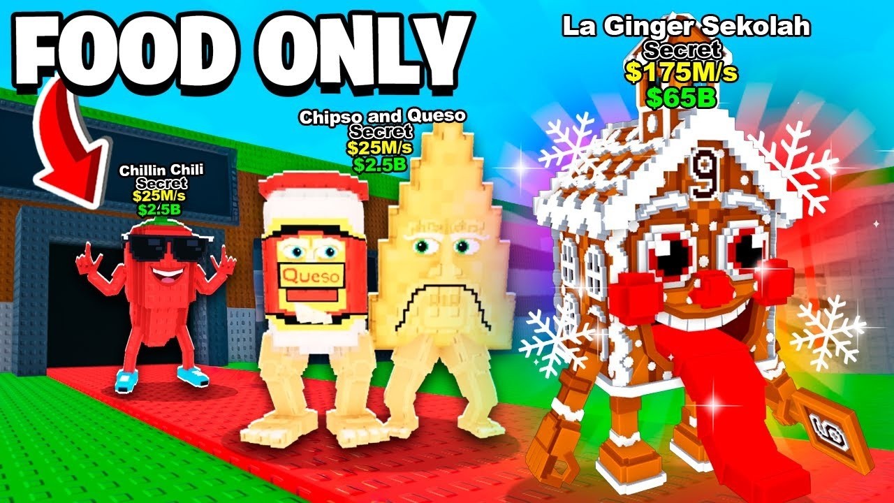 $0 to $1 Trillion Using FOOD Only Brainrots (Steal a Brainrot)