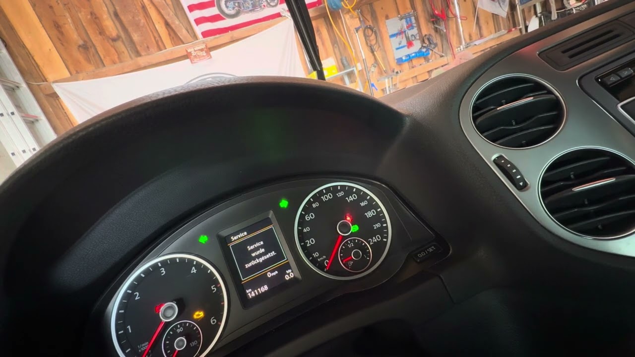 VW Tiguan 5N 2.0 TDI Service Inspektion zurücksetzen